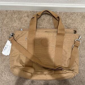“New” Kipling Minta Large Brown Bag